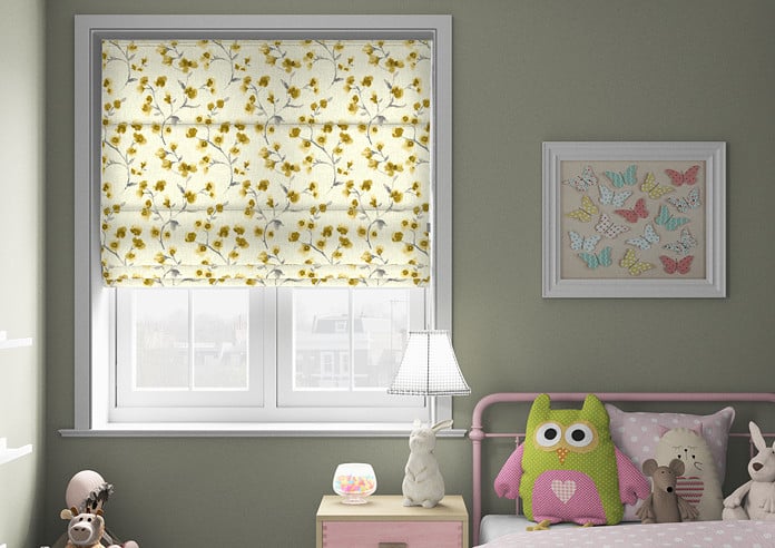 Como, Ochre - Twist&Fit Roman Blind - Image 3